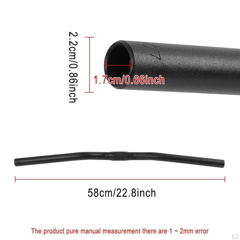 Electric Bikes Handle Crossbar Length 22.83'' Aluminium Alloy Replacement Part