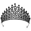 Luxus Zink Zinklegierung Prinzessinnenkrone Elegantes Strass Diadem Schöner Damen Haarreif Fotografie Requisiten