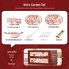 Handun Retro Garden Fine Bone China Dinnerware Set