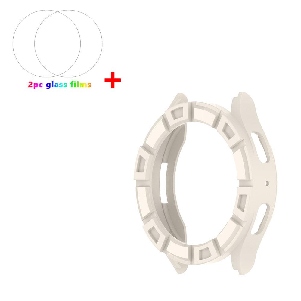 

Чехол 2-в-1 + Пленка из закаленного стекла для Samsung Galaxy Watch 7 40 мм 44 мм TPU Защита экрана и Бампер Защитный чехол Galaxy Watch 7 44mm