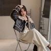 Fur Integrated Lamb Wool Short Coat Winter New Fashion Zipper Stand-up Collar Locomotive Jacket Top Tide