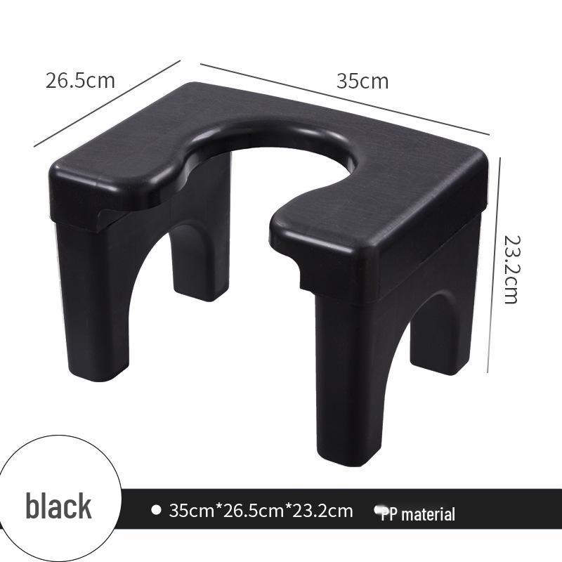 Modern Minimalist Anti-slip Thickened Plastic Commode Stool for Adults