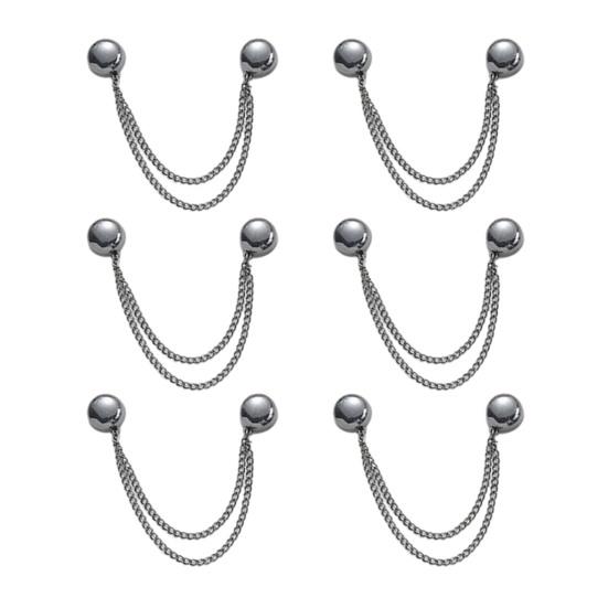 Magnetic Clothing Clips Multi-Function Clothes Hem Clips Magnetic Clips with Chain for Women Pants Jeans Shirts Sweaters