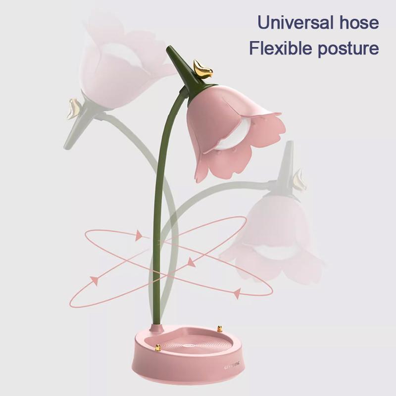 LED Table Lamp RechargeableTouch 3-speed Dimming USB Reading Eye Care Design Stand Bedside Lamps Decorative Night Lamp Gifts