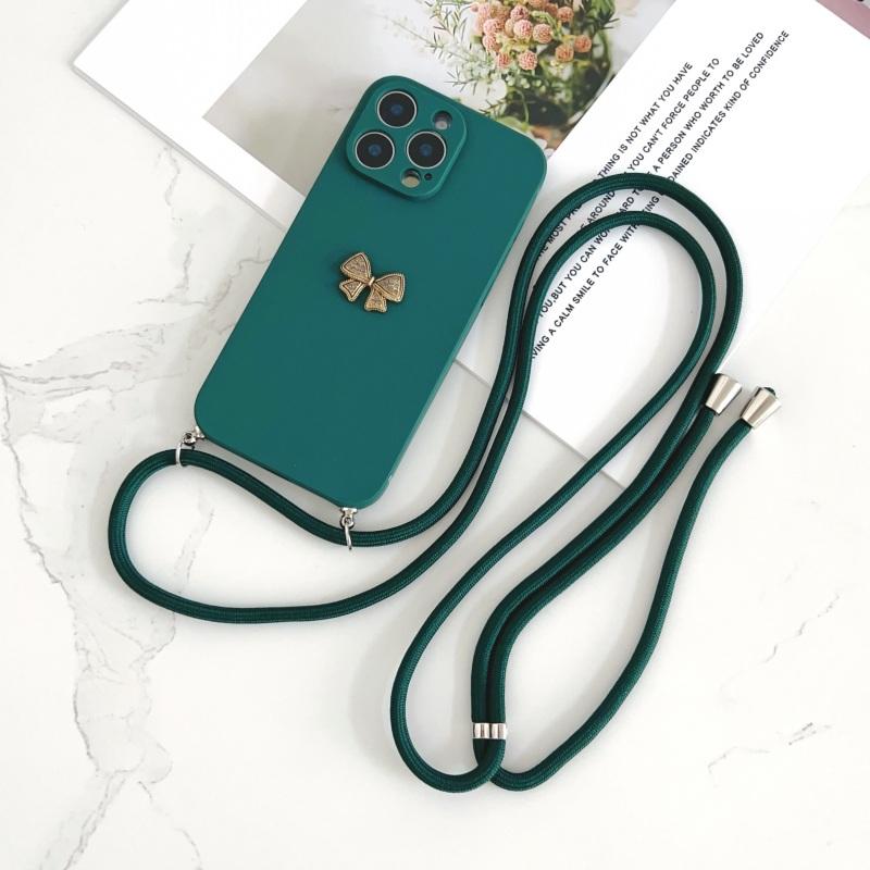 

Lanyard Case For Xiaomi Redmi 15 15C 14C 13C A5 A3 Note 14 Pro 13 12 Crossbody Cord Strap Metal Butterfly Diamond Soft TPU Cover Redmi 15 5G