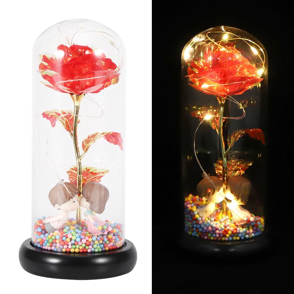 Innovative Romantic  Lamp Decor LED Flower Light Gift for Wedding Birthday Valentine\'s Day
