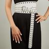 Wind Ladies Wide Belt Retro Elastic Elastic Waist Seal Dress Waist Decoration