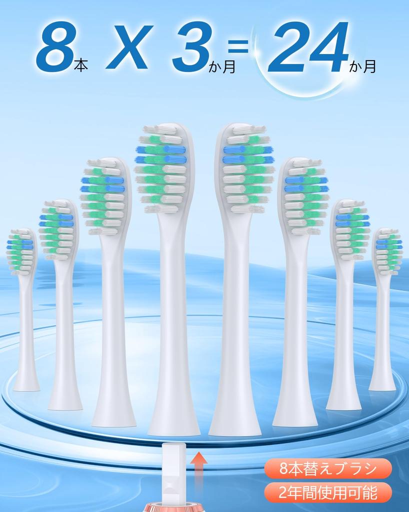 Sonic Electric Toothbrush with Side IPX7 6 8 Replacement 50 Days of Continuous Auto Storage Case Low Perfect for Travel Swing, Waterproof, Modes,