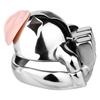 Men Short CB Lock Penis Cage Cock Lock with Belt Stainless Steel Chastity Lock Sex Toy Femdom BDSM