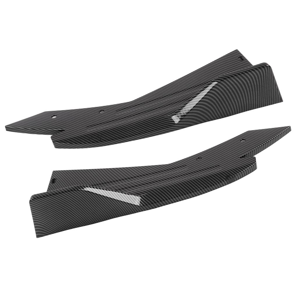 Rear Spoiler Bumper Lip Diffuser Splitter Canard Protector Carbon Fiber Style Side Skirt Universal Body Kit for Cars