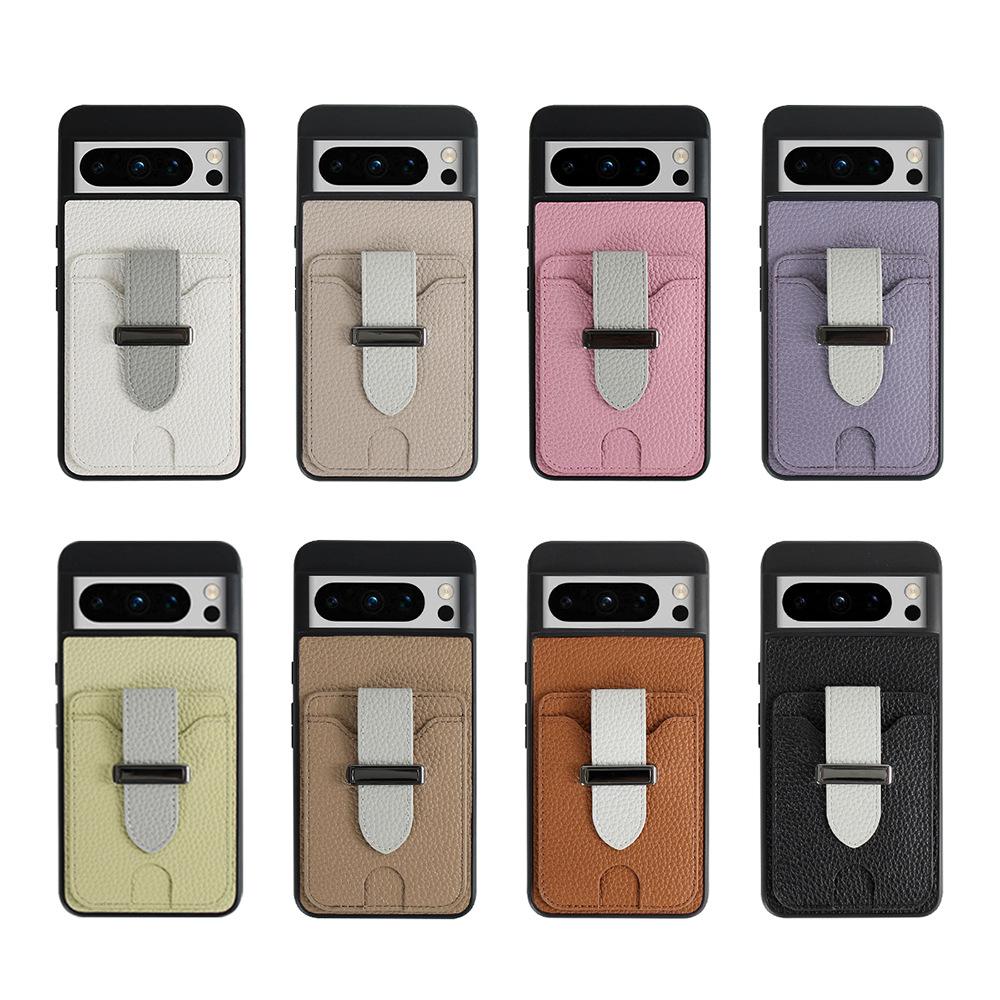 Universal Leather Anti-Fall Phone Case for Google Pixel 6/7/8 Pro & Samsung Galaxy A53 with Card Slot