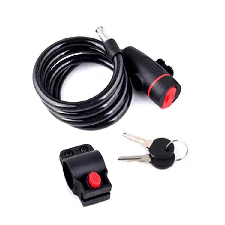Fiets Fiets Slot Anti-diefstal Mtb Racefiets Staaldraad Kettingslot Motorhelm Vouwfiets Elektrische Scooter Veiligheidsslot