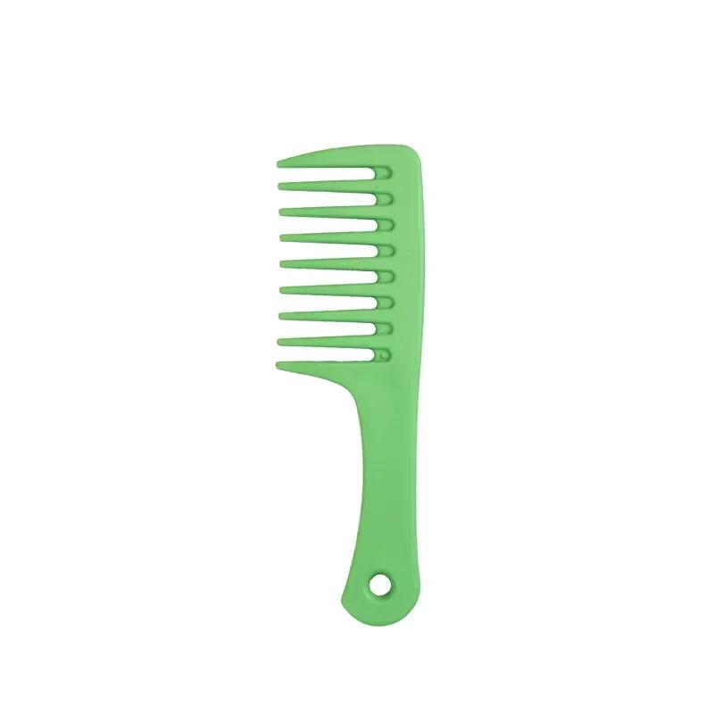 Thick Wide Tooth Comb Heat Resistant Hairdressing Hair Brush Durable Plastic Anti Static Detangling Hair Comb for Curly Wet Hair