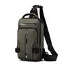 Chest Bag Large Shoulder Strap Capacity Splash-resistant Adjustable Zipper Closure Lightweight Waterproof Men Travel Daily CLE