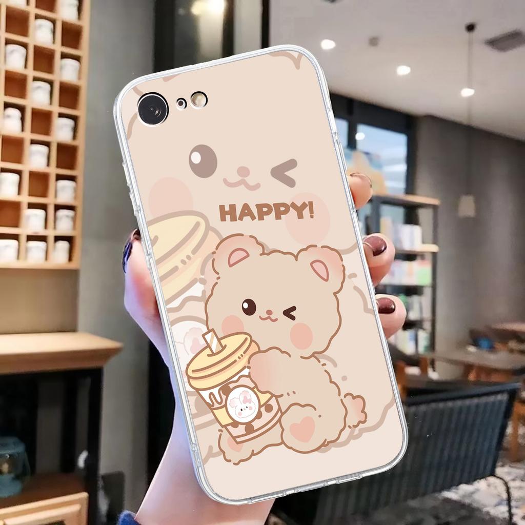 For iPhone 7/8/SE (2020)/SE (2022) Case Printed Pattern TPU Phone Back Cover