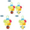 Baby Plush Bee Rattle Toy With Music Box And Flower Hanging For Infant Development