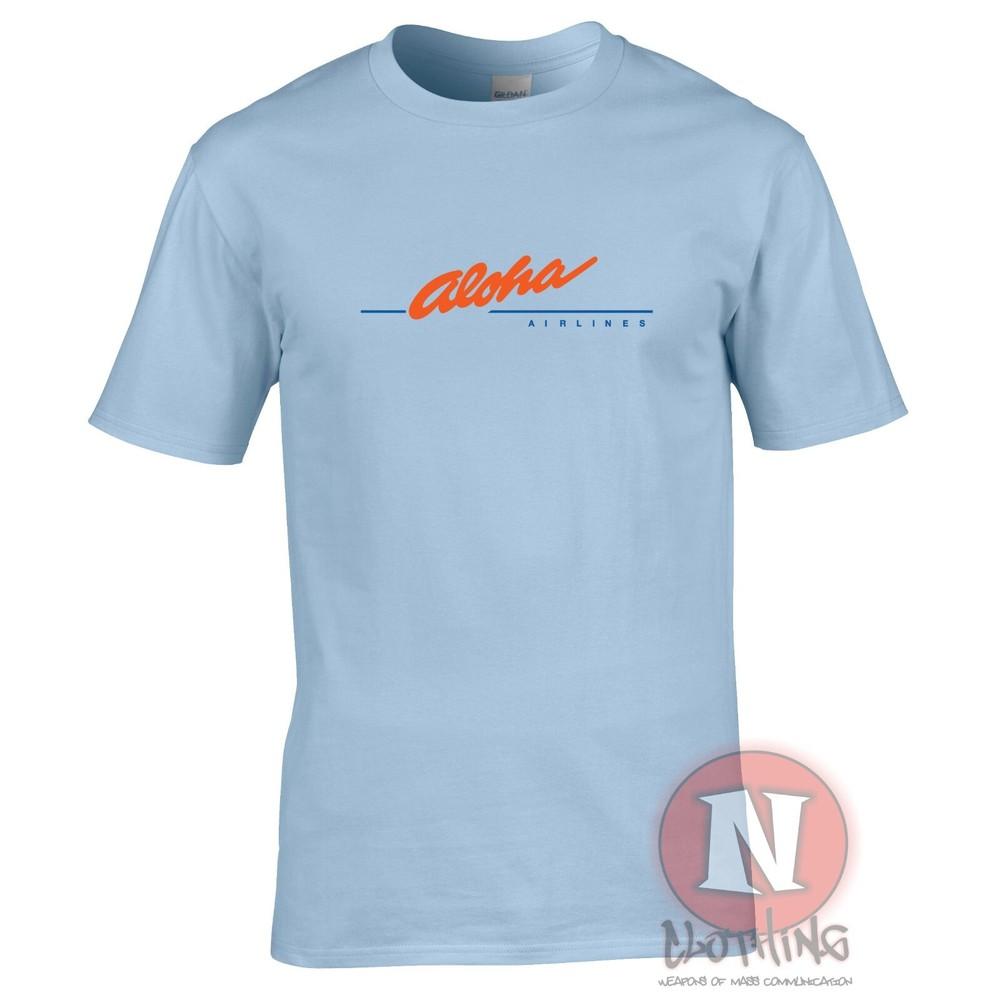 Aloha Airlines TShirt Classic Hawaiian Plane Spotters Airline Crew Airports Tee S