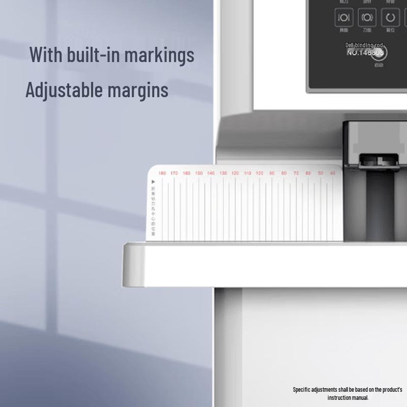 Deli Automatic Financial Document Binding Machine CN Plug (adapter Included)