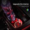Car Coasters USB Charging Anti-slip Cup Pad Seven-color LED Auto Interior Ambient Light For Chevrolet Spark Captiva Cruze SS Z71