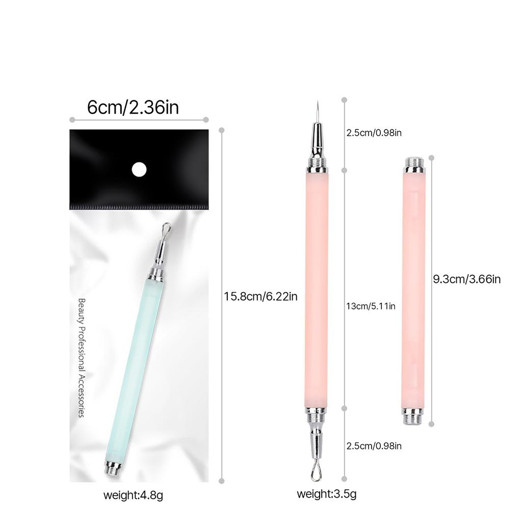 Can Store Hidden Acne Needles, Acne Removal Beauty Needles, Portable Double-Headed Acne Needles