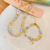 Meier Ethnic Style Colorful Glass Rice Beads Beaded Necklace for Women New Chinoiserieretroniche Style Clavicle Chain