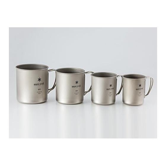 Snow Peak Mug Sierra Cup Titanium Single Mug 450ml MG-143 Cup Lightweight Outdoor Camping (x 3)