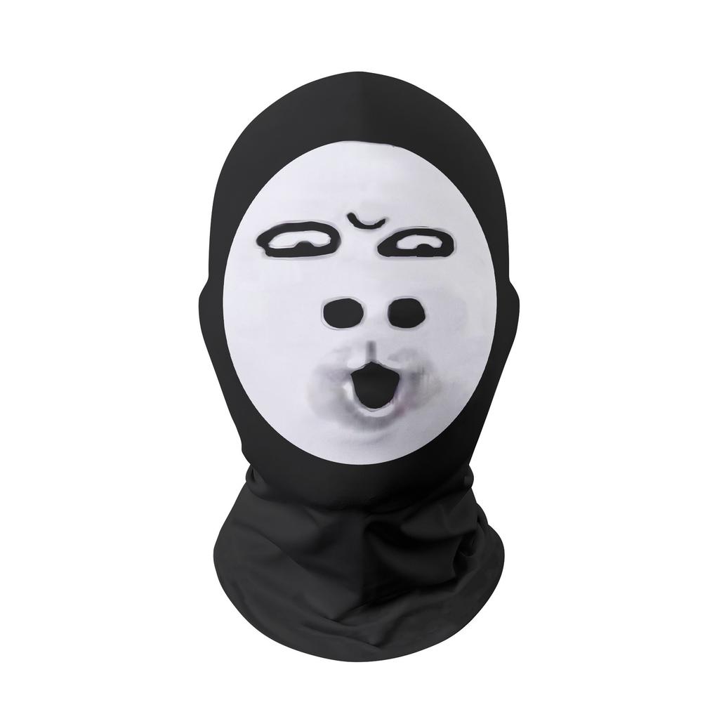 Funny Mask Mock Funny Face Dress Up Headband Full Face Halloween Cosplay Home Party Halloween Mask