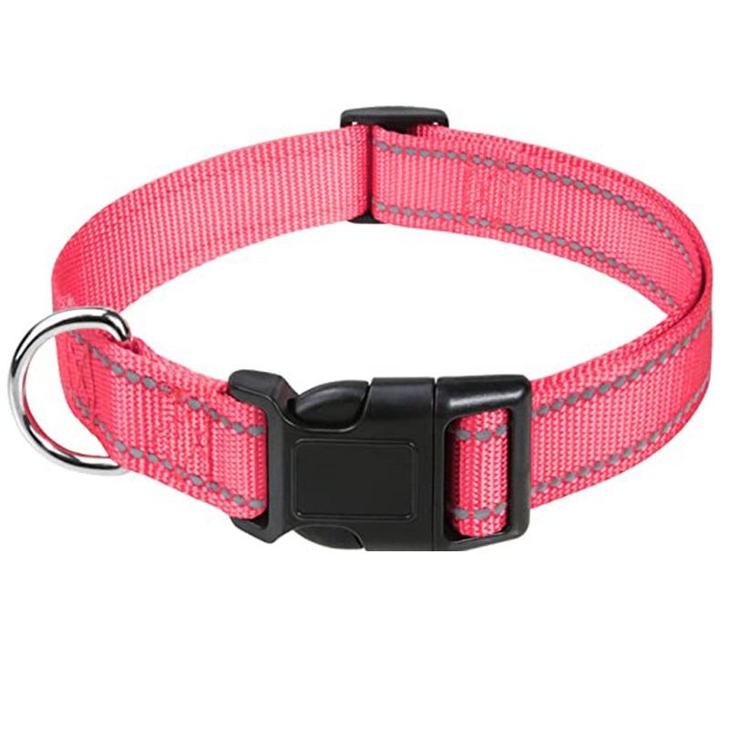 10 Colors Pet Dog Collar Nylon Neck Collar for Small Mdium Large Dog Chihuahua Leash Reflective Collars Supplies Pet Accessories 1