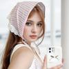 Kvinner Blonder Trekantskjerf Søte Jenter Solskjermingsskjerf Vår Sommer Fransk Strandstil Hårbånd Vintage Kvinne Dame Muslimsk Hijab