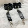 Women's Fashion Thigh Lace Sling Pu Leather Adjustable Leg Corset Leather Strap Back Lingerie Gothic Plus Handcuffs Accessories