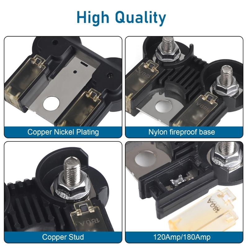 Easy installs Electrical Fuses Reliable Overload Protections Direct Fit Truck Battery Circuit Fuses Suitable for Car 1500