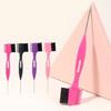 Hair Control Edge Brush with Metal Rat Tail Comb Double Sided Hair Styling Brush
