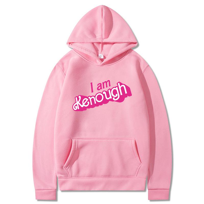 I Am Kenough Hoodies Women Barbiecore Movie Kenough Sweatshirts Men Fashion Graphic Printed Harajuku Streetwear Hooded Pullovers