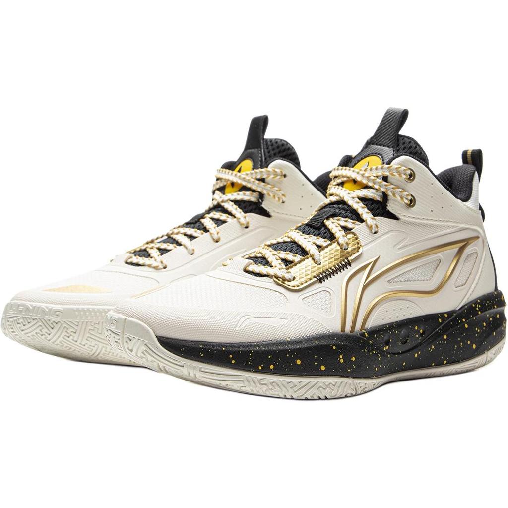 Li Ning Παιδικά Μπάσκετ Light Energy 2 Μόδα Άνετα Ευέλικτα Παπούτσια Μπάσκετ Παιδικά Αθλητικά Παπούτσια Λευκά YKBV101-1