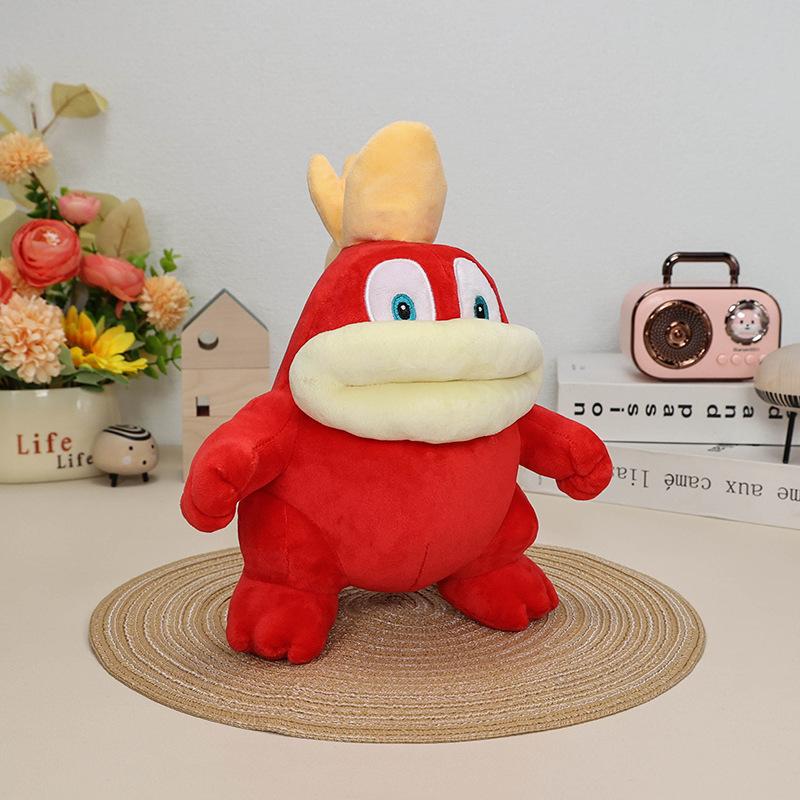 Playful And Fun 9inch Flame Fire Spike Plush Toy Red Fire Spike Figure Cartoon