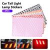 2Pcs Creative Trendy Taillight Stickers Car Rear Light DIY Decorative Sticker Universal Auto Honeycomb Sticker Decor Accessories
