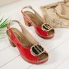 Women'S Summer Lightweight - Adjustable Strap & Ankle Strap, Peep Toe French Heel,Comfortable Dress Shoes for Casual & Formal Occasions, Strappy Shoes