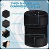 Breathable Thigh Support Adjustable Thigh Compression Sleeve For Muscle Stabilization During Running Workouts
