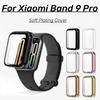 Pārklāts TPU maciņš Xiaomi Band 9 Pro viedpulkstenim, mīksts pulksteņa vāciņš miband 8pro viedpulkstenim, ekrāna aizsargs Mi band 9pro korpusam