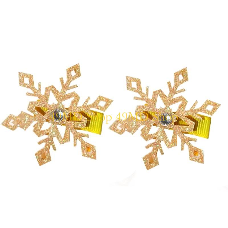 49MD Snowflake Hair Clip For Kids Practical And Comfortable Hairpin Party Hairpiece
