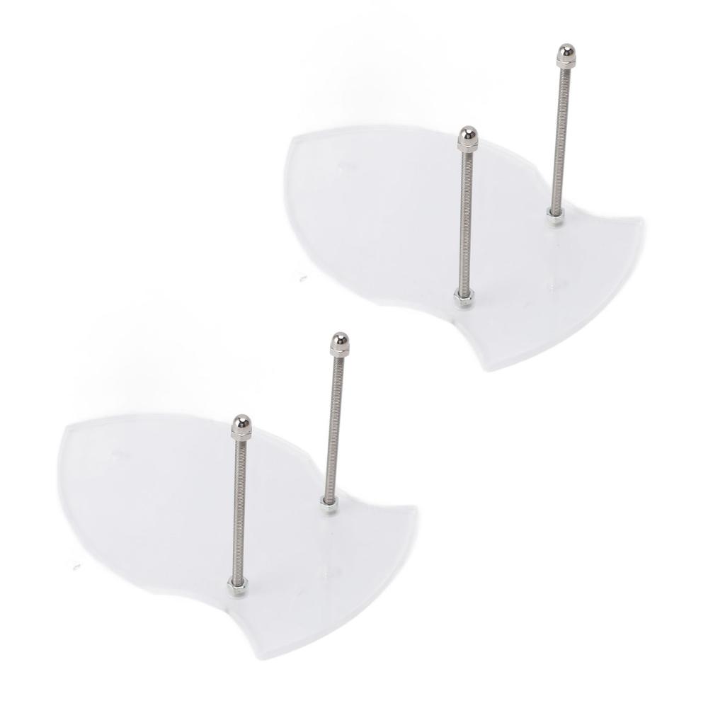 2PCS Sword Holder Rack Hangers Wall Mounted Axe Holder Stand Acrylic Wall Mount for Sword Axe