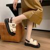 Sandals women's summer wear 2025 new Internet celebrity fashion thick-soled shit-stepping versatile slippers seaside vacation beach shoes