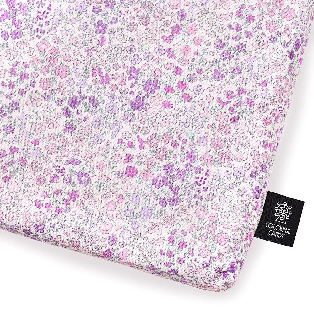 COLORFUL CANDY STYLE Cushion for Chair Floral N3885100 Girls, Cushion, Stylish, Quilted, Zabuton, Mist,