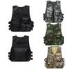 Multi-Pocket Training Vest for Kids Adjustable Waistcoat Outdoor Play Jacket for Games