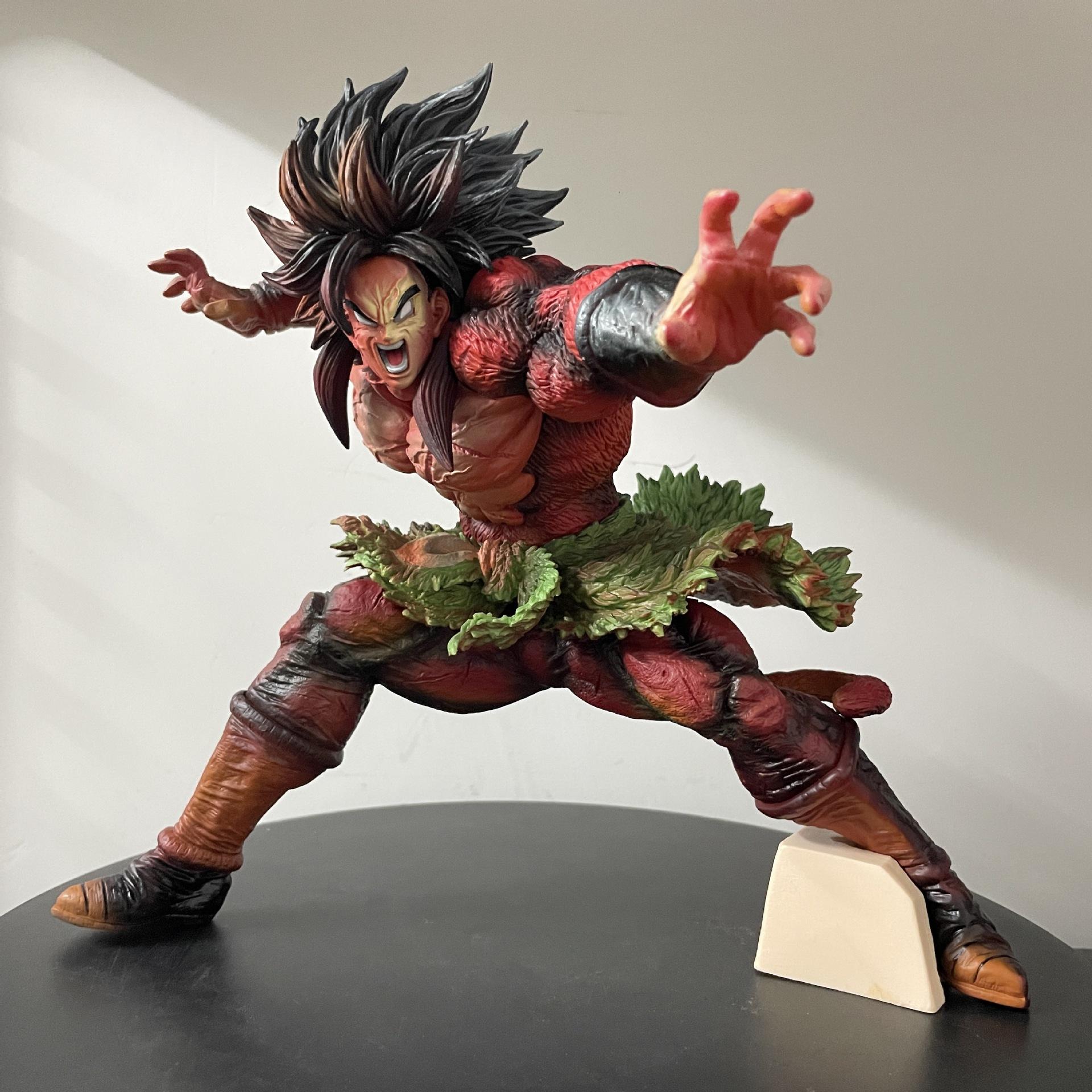 

Anime Dragon Ball Battle Damage Broly Action Figures Statue Models Pvc Collection Boy Birthday Toys Decoration Gifts