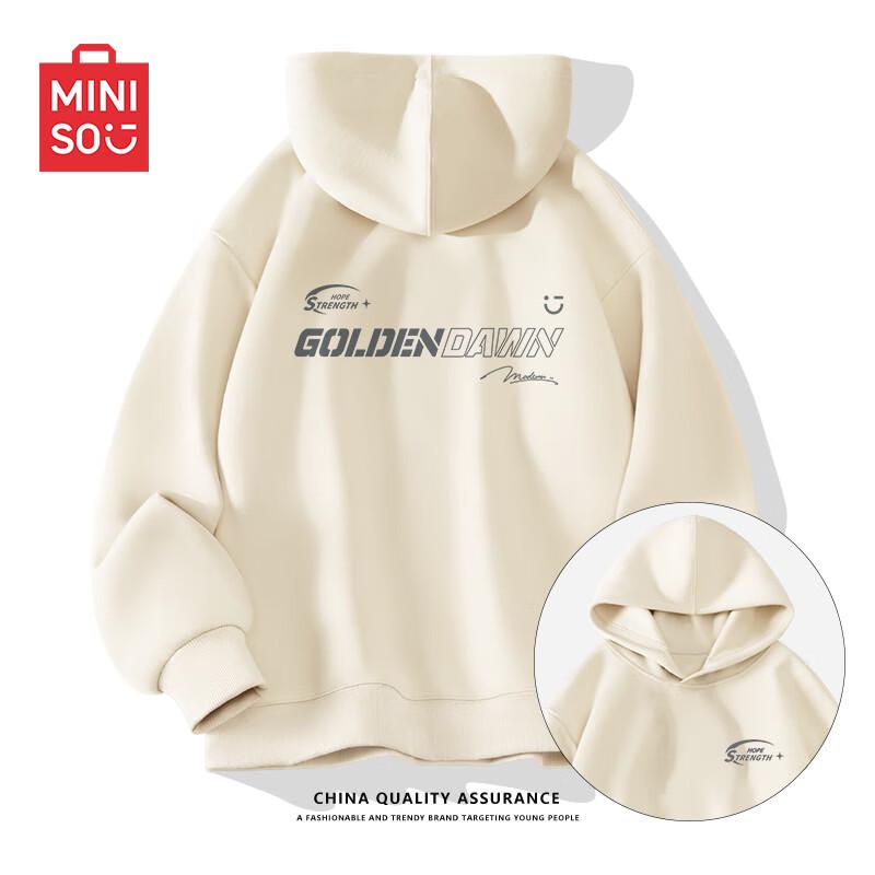 

MINISO Men s Loose Fit Hooded Sweatshirt 3XL