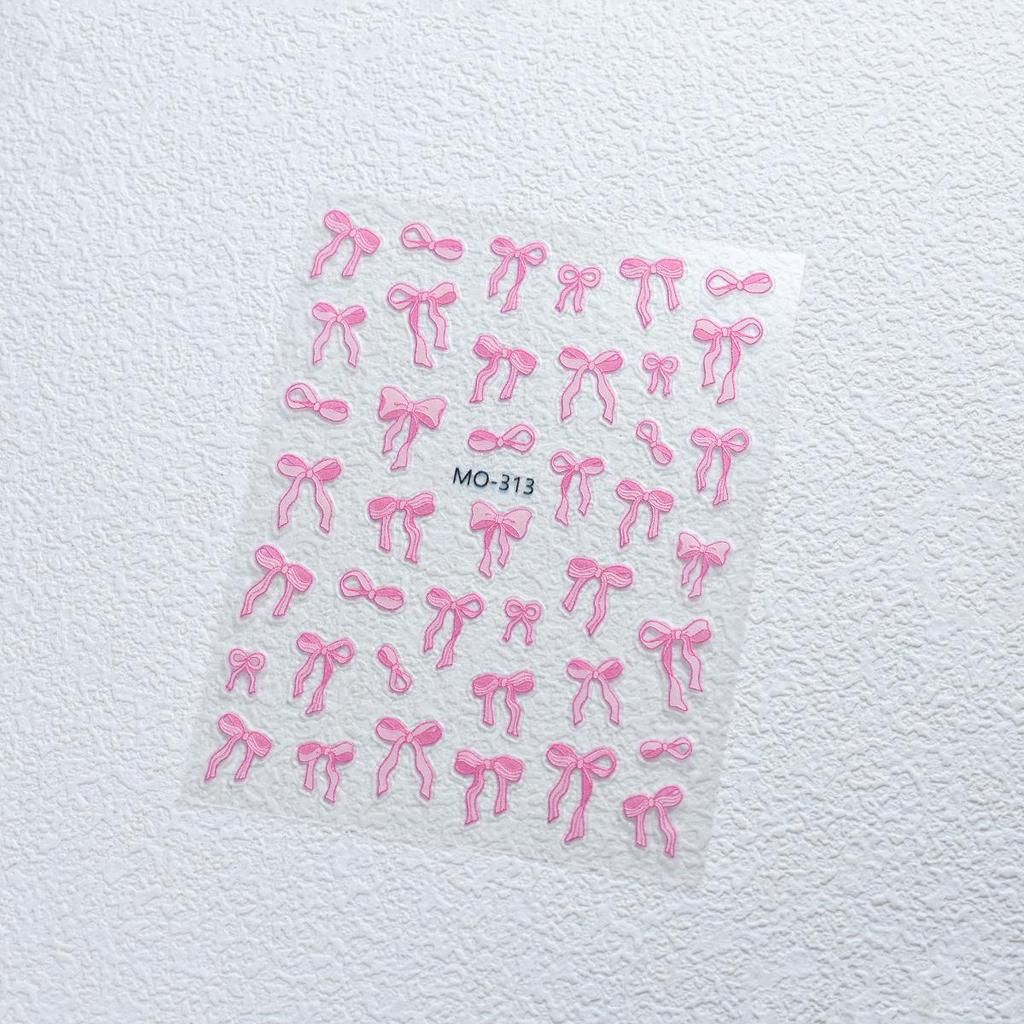 Weiße 3D Ballett Schuhe & Schleifen Nagelsticker - Dünne und Haltbare DIY Nagelaufkleber