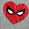 Spider-Man Unisex Adult Heart T-Shirt