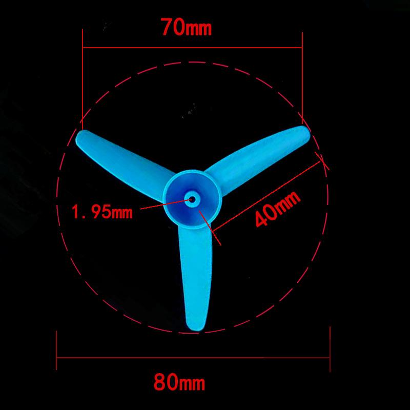 Cross-border DIY Remote Control Boat Model Motor & Propeller Set for Wind Power