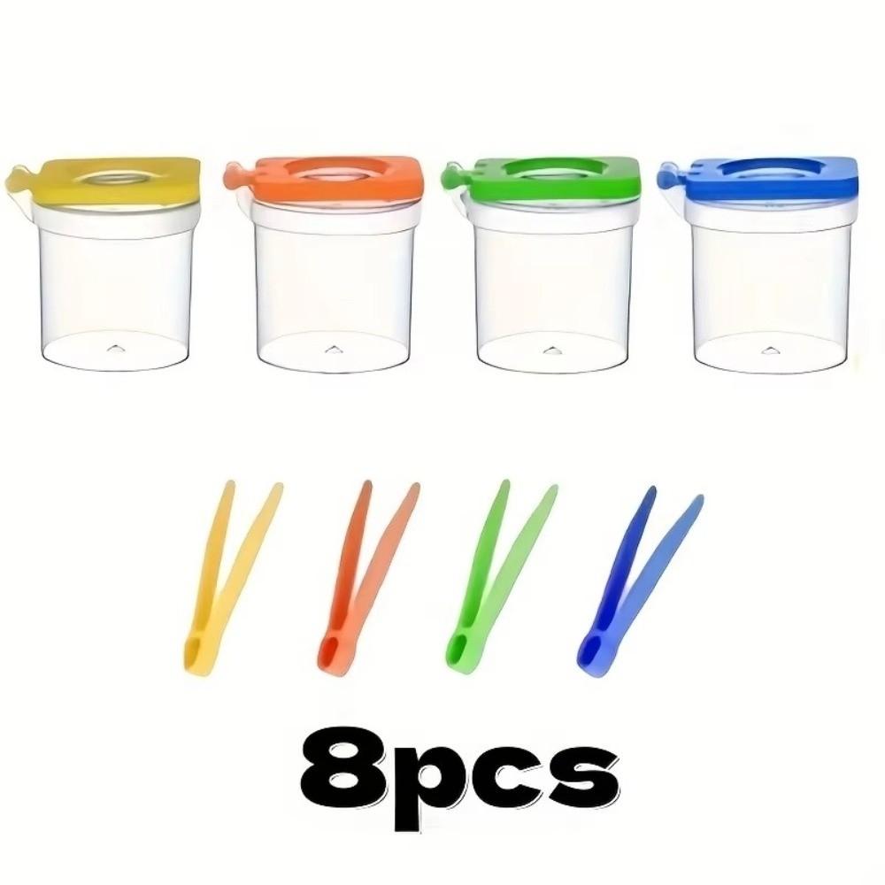 8pcs Clear Insect Observation Kit Plastic Insect Collection Box  Science and Nature Exploration Set